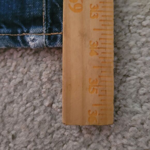 AG Adriano Goldschmied Jeans Mens 32x34 The Prime Blue Bootcut Flare Leg Denim - Picture 4 of 16